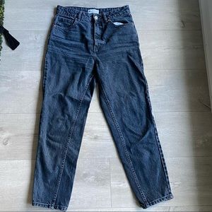 Zara Mom Fit Jeans in Deep Blue